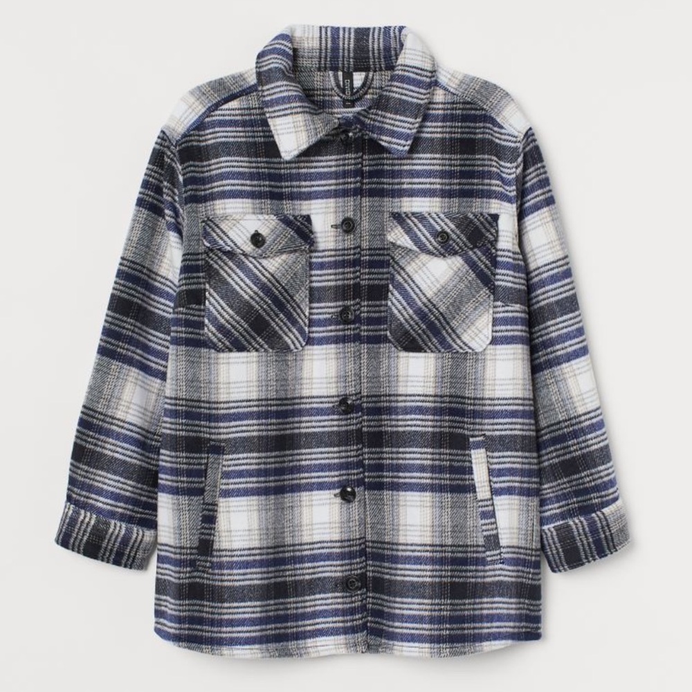 Oversized Shirt Jacket